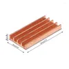 Computer Coolings 1 Pc Ultra Thin Pure Copper Heat Sink Back Memory RAM Cooling For MOS IC Chip High Quality