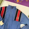 New kids Tracksuits high quality baby jacket suit Size 100-160 Striped patchwork zippered overcoat and shorts Jan20