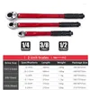 2-210N.m Torque Wrench 1/2 3/8 1/4 Precise Reversible Ratchet Torques Key Professional Bicycle Motorcycle Car Automotive Tool