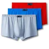 3 pçs/lote boxers roupa interior masculina 100% algodão confortável respirável meados de cintura boxer calças plus size 8xl sólida cuecas 240125