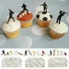 Bakning Mögel Sport basebollgolffotboll Rugby Football Fondant Cake Molds Chocolate Mold For the Kitchen Decoration Tool