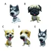 Car Shaking Head Toys Interior Ornament Nodding Dog Funny Cute Bobblehead Puppy Dolls Swing Ornaments Dashboard 240124