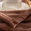 Filtar mjuk fleece filt för soffor och sängar 50x60 tum Bekväma lättflannmikrofiber