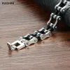 Bransoletki Vintage Męski łańcuch bransoletki Banles Black Rower Rower Motorcycle Łańcuch Bracelets dla mężczyzn biżuteria stalowa stal nierdzewna