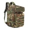 Backpack Outdoor Travel Camouflage Tactical Multifunctional Bag Climbing Exploring Hiking Camping Combat