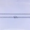 3Mm Width Diamond Sterling Sier Iced Out Moissanite Hip Hop Necklace Tennis Chain