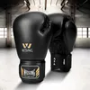 Мужские боксерские перчатки Wesing, тренировочные перчатки для саньда luvas, кожаные перчатки для тайского бокса, boxPaws для бокса 240125