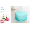 Bouteilles de rangement boîte à savon en plastique anti-poussière avec couvercle, Mini accessoires de salle de bains anti-fuite, disque étanche, outil Portable scellé