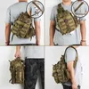 Torby turystyczne 1000D taktyczna torba na pojedyncze ramię wojskowe plecak z pojedynczym ramionami armia Molle Assault Bag Mał EDC One Pasp Daypack YQ240129