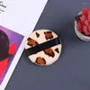 Makeup Sponges Professional Leopard Cosmetic Villus Soft Plush Powder Puff Sponge Talcum Beauty Tools