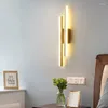 Lâmpada de parede moderna linha interior tira acrílico led luz nórdico minimalista elegante para quarto sala estar tv fundo escada corredor