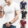 Männer T-Shirts 2022 Neue Männer T Shirt Fitness V neck Mann T-shirt Für Männliche Kleidung T-shirts M-5XL Tops Tees ropa hombre