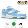 36-47 Scarpe da corsa per uomo Donna Pasqua Varsity Green Glow Nero Bianco Chunky Kentucky Coast UNC Low Sports Sneakers University Red Trainers