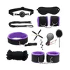 Kit de retenue de lit de Bondage, paquet de Bondage, fouet avec les yeux bandés, jouets sexuels BDSM SM, livraison directe