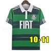 Palmeiras R. Carlos Maglie da calcio retrò Edmundo Mens Zinho Rivair Evair Home Shirt Green Football Uniforms a manica corta 09 10 11 14 15 18 92 93 94 95 99 2010 2010 2010