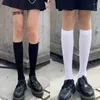 Women Socks 20/32/40/52cm Lolita Sexy Stockings Cute Black White Long Over Knee Thigh High Compression