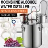 Making 36L Alcohol Distiller Moonshine Distillation Cube Wine Making Boiler Multi Home Brewery DIY Brewing Distilling Equipment
