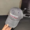 Gorra de béisbol Bb clásica, gorro con visera del alfabeto para mujer, gorro lavado vaquero para hombre