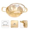 Pans Ramen Soup Pot With Lid Home Pan Mini Household Noodle Cooking Birthday Present Stainless Steel Porridge Griddle