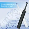 Mornwell T37 Electric Toothbrush Rotation Clean Teeth Adult Teeth Brush Electric Tooth Brush With 4 Replacement Heads 240127