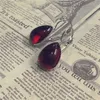 Stud Gothic Vampire Blood Red Earrings For Women Girls Fashion Mystery Witch Jewelry Accessories Gift Red Drop Crystal Magic Earrings YQ240129