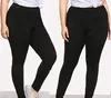 Kvinnors leggings 80-175 kg extra stor storlek kvinnor vår sommar svart super stretch is silke niopunktsjugings blyertsbyxor femme