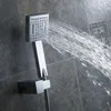 Głowice prysznicowe w łazience Chrome ABS Over-Head Sprayer górna ściana/sufit montowany darmowa wysyłka hurtowa i detaliczna YQ240126