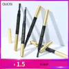 Eyebrow Enhancers With Replacement Tip Olis Gold Tube Double Head Pencil Rotation Is Not Easy To Decolorize Female Beginners Drop Deli Ot0Cj