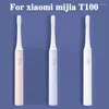 Cabeças de escova substituíveis para escova de dentes elétrica xiaomi t100, 4/12 peças, recargas de bicos de vácuo com cerdas macias dupont