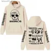 هوديز الرجال من النوع الثقيل الانتحاريين Doidle Art Hoodie Man امرأة Harajuku الهيب هوب Pullover Tops Sweatshirt Fans GIF Q240129