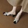 Sandales couleurs mélangées Sapatos Feminino talons aiguilles croisés Vintage Lady Chaussures mode Chaussures Femme boucle sangle talons d'été