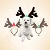 Ropa para perros Diademas navideñas Diadema para el cabello Suministros para fiestas para Navidad en casa