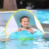 Другие бассейны SpasHG Kids Плавательный поплавок с навесом Надувное детское плавающее кольцо Детские аксессуары для бассейна Детский поплавок Круг для купания Летние игрушки YQ240129