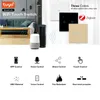 Smart Home Control UBARO EU House Tuya Zigbee Switch Intelligent Glass Panel Light Sensor Button Work With Google Alexa Voice App Remote