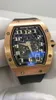 Automatisk Winding Tourbillon klockor Richardmill Men's Luxury Wristwatch Richardmill 6701 New Rose Gold Men's Watch B93D