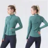 LU-088 Kurtka jogi damska definiuj trening sportowy płaszcz fitness kurtka sportowa szybka sucha odzież aktywna top solidne bluza sportowa odzież gorąca sprzedaż s