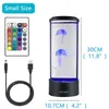 Veilleuses LED méduse lampe lumière ambiante télécommande couleur changeante décoratif Aquarium cadeau d'anniversaire pour enfants USB