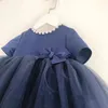 Mädchen Kleider Perlen Baby Mädchen Kleid Geboren Kleidung Prinzessin Für Erste Jahr Geburtstag Kleid Weihnachten Kostüm Kleinkind Party Tragen