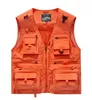 Gilet da uomo in rete casual outdoor fashion multi tasca gilet fotografico da pesca