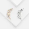 Broches Elegante Strass Pruimenbloesem Voor Vrouwen Trendy Schelp Bloemen Bruiloften Banket Feest Broche Pins Geschenken