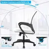 Altri mobili Spedizione gratuita Sedia da ufficio Sedia da ufficio per casa Sedia da scrivania ergonomica Mesh Computer con supporto lombare Braccioli Sedie girevoli Q240129