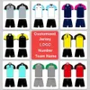 Men's T-Shirts 2 Set Adolescent Football T shirt Customized Team Name Man high-quality Competition training Football Short sleeve Set