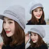 Berets Knit Hat Women Woman Korean Version Knitted Warm Hair Cap Beautiful Miss