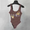 Tasarımcı Bikinis Kadın Mayo Mektubu Mayolar Yaz Plajı Lüks Memnuniyet Elbise Tasarımcı Bodysuits Mayo