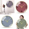 Duvar Saatleri Yaratıcı Lüks Saat Basit Altın Pointer Sessiz Modern Tasarım Reloj De Pared Ev Dekoru Dekorasyon Oturma Odası H1230 DR DHTRC