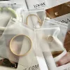 Jewelry Transparent Portable PVC Jewelry Bags Anti Oxidation Zip Lock Storage Pouches for Earring Necklace Bracelet Display Packaging