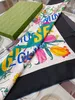 neuer bedruckter Seiden-Designer-Schal für Wemon Reise-Essential-Artikel Frühlings- und Sommerserie beliebter Seidenschal-Kopf G-Schal neue Synchronisation 7A-Qualität
