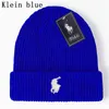 Boa qualidade novo designer polo gorro unisex outono inverno gorros chapéu de malha para homens e mulheres chapéus clássicos esportes crânio bonés senhoras casual z23