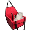 Carrier Car Seat Cover Pad Amaca pieghevole Pet Dog Car Carrier Seat Bag Borsa per trasportini per animali Cestino impermeabile Rete da viaggio di sicurezza