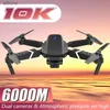 Drones E88 Pro Drone professionnel 10k caméra grand Angle 6000m hauteur fixe pliant télécommande quadrirotor hélicoptère jouet YQ240129